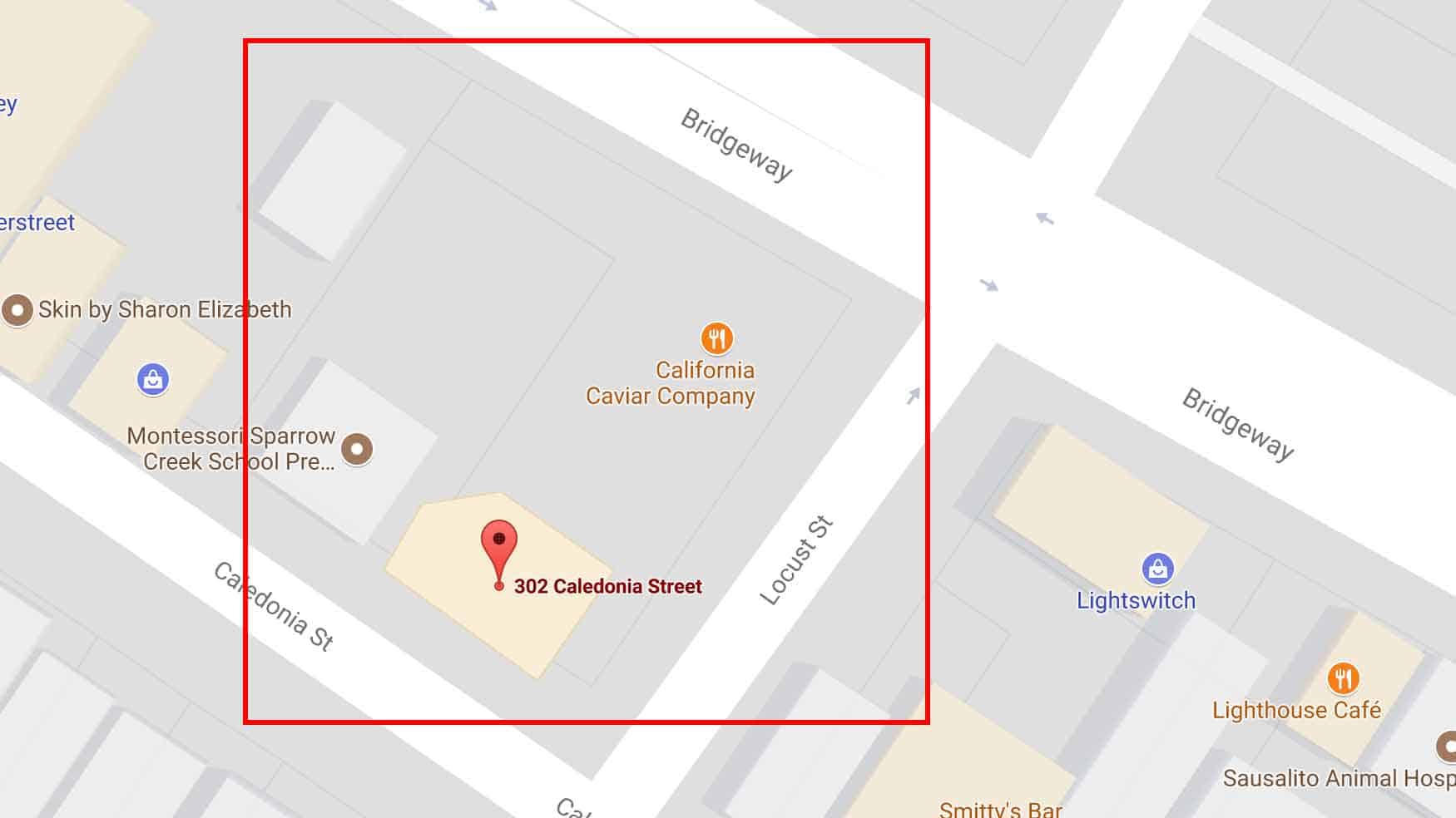 Map With Parcel Boundaries